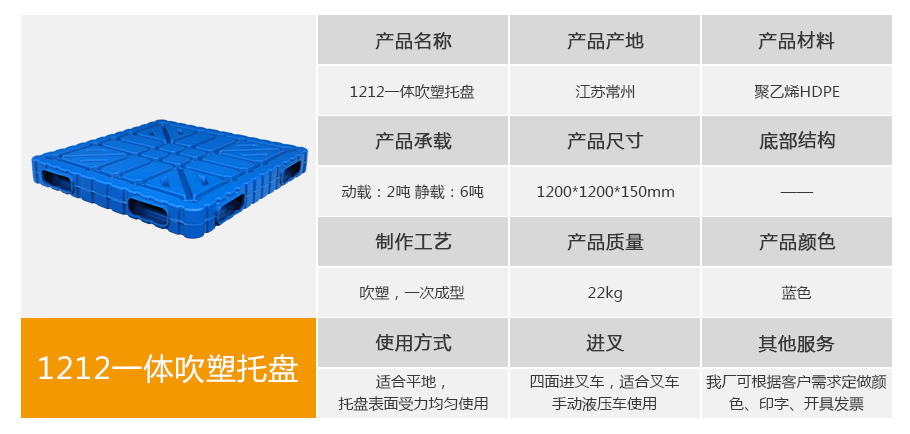 真人游戏第一品牌
1212一体成型吹塑托盘