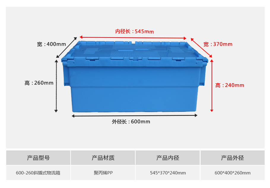 真人游戏第一品牌
600-260斜插式塑料物流箱