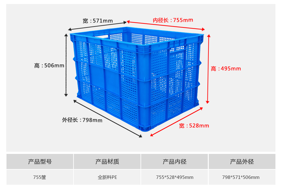 真人游戏第一品牌
755塑料周转筐