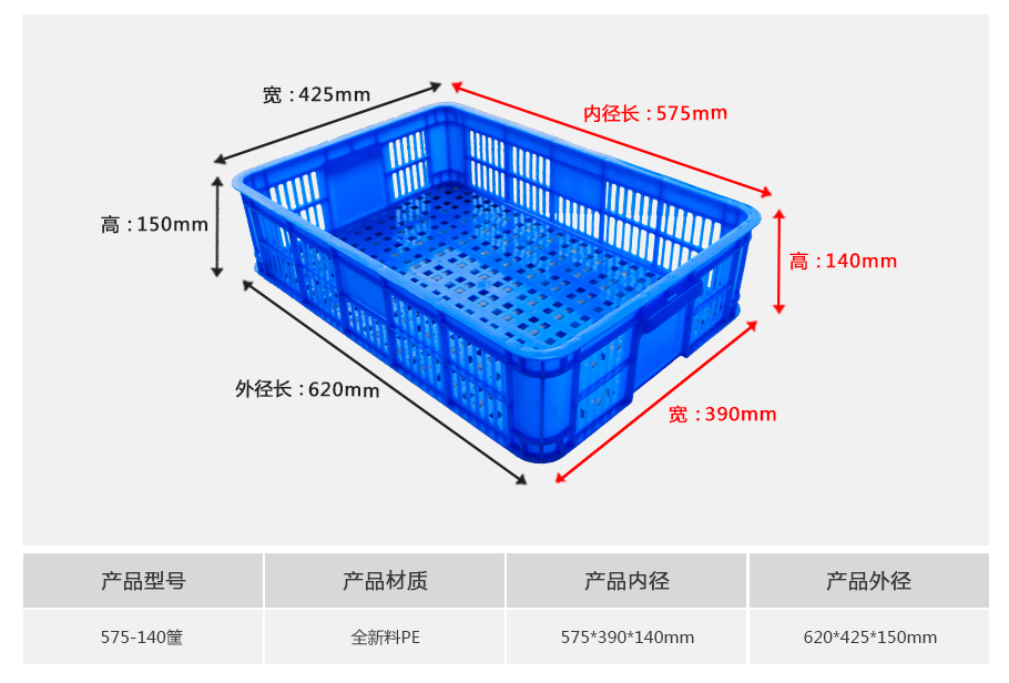 真人游戏第一品牌
575-140塑料周转筐