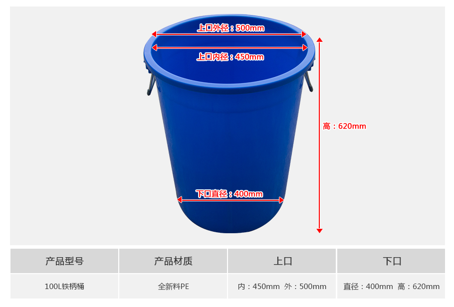 真人游戏第一品牌
100L塑料铁柄桶