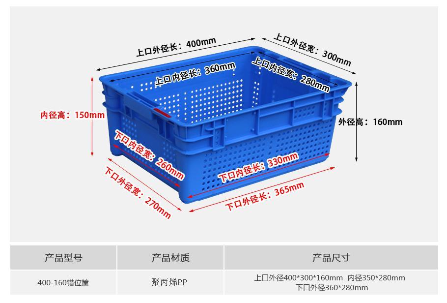 真人游戏第一品牌
400-160塑料错位筐